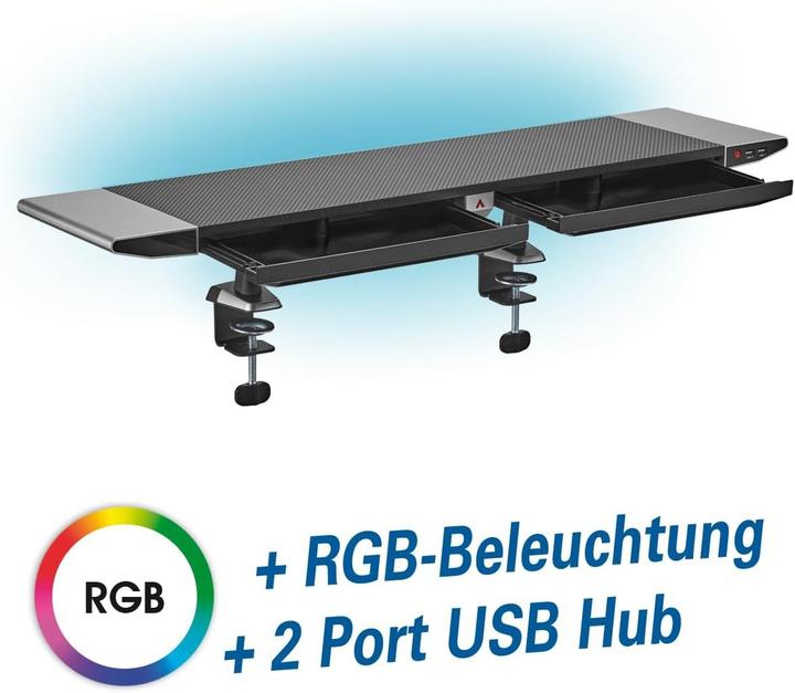 Produktbild myWall Hyper Gaming Monitor Rack (Tisch, 54.72", 10 kg)