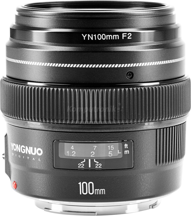 Yongnuo 100mm f/2 (Canon EF, Full-frame)