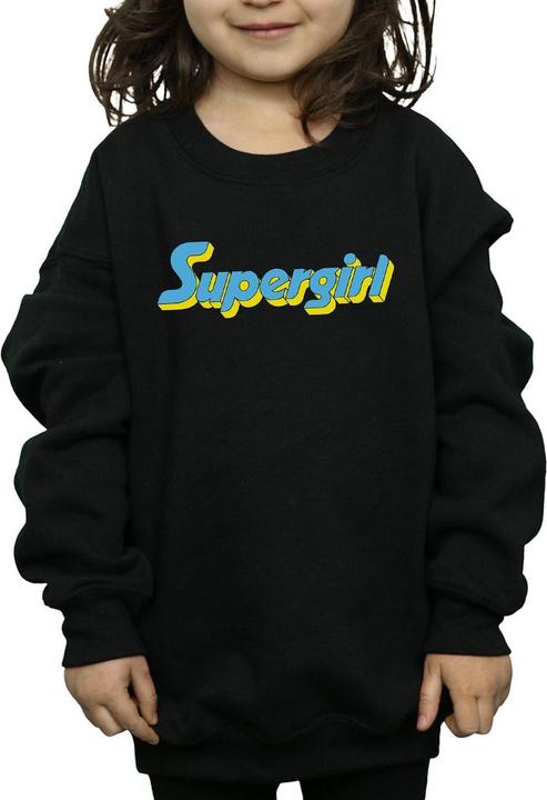 Image du produit - Sweat SUPERGIRL TEXT LOGO - Fille (128)