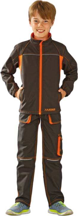 Actual product image Planam Junior softshell jacket olive/orange 146/152 (146)