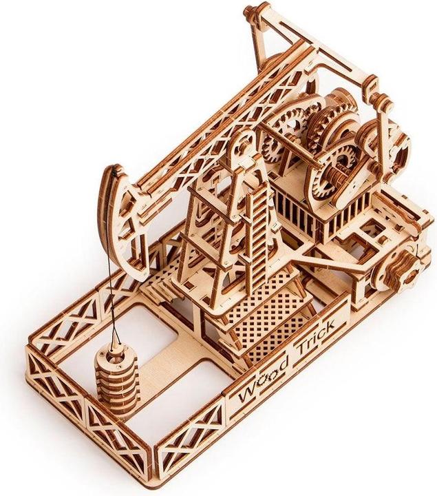 Immagine prodotto Wood Trick Impianto di produzione del petrolio - Trivella petrolifera - Kit di costruzione in legno 3D