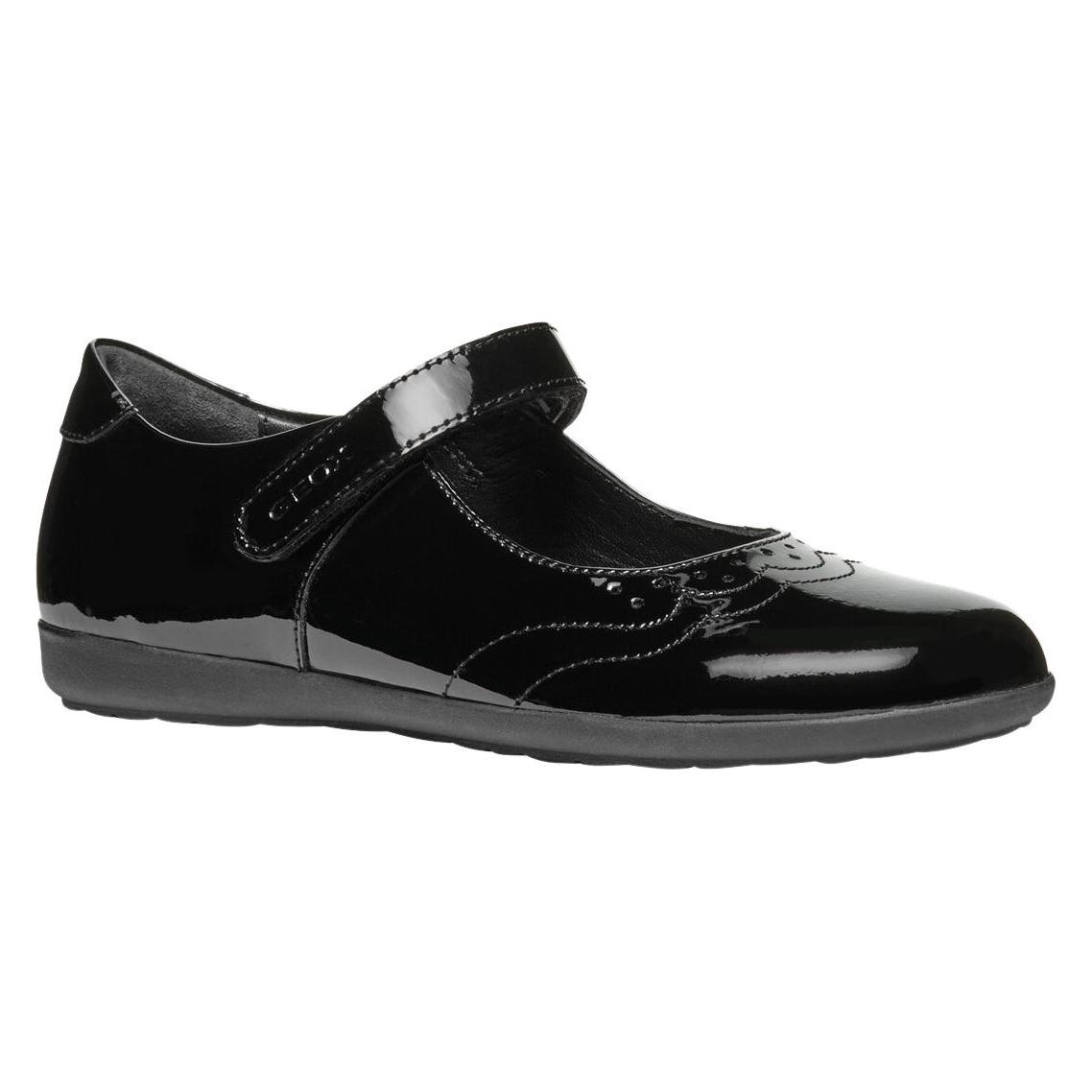 Geox, Damen, Ballerinas, Iberide Pat, Schwarz, (39)