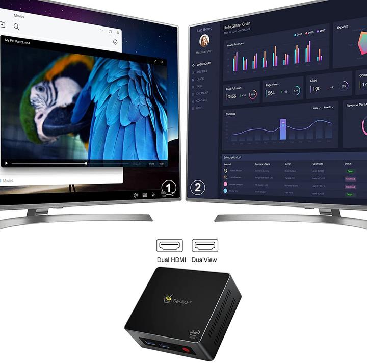 Image du produit Beelink GK Mini PC (Celeron J4125, 8+128GB)