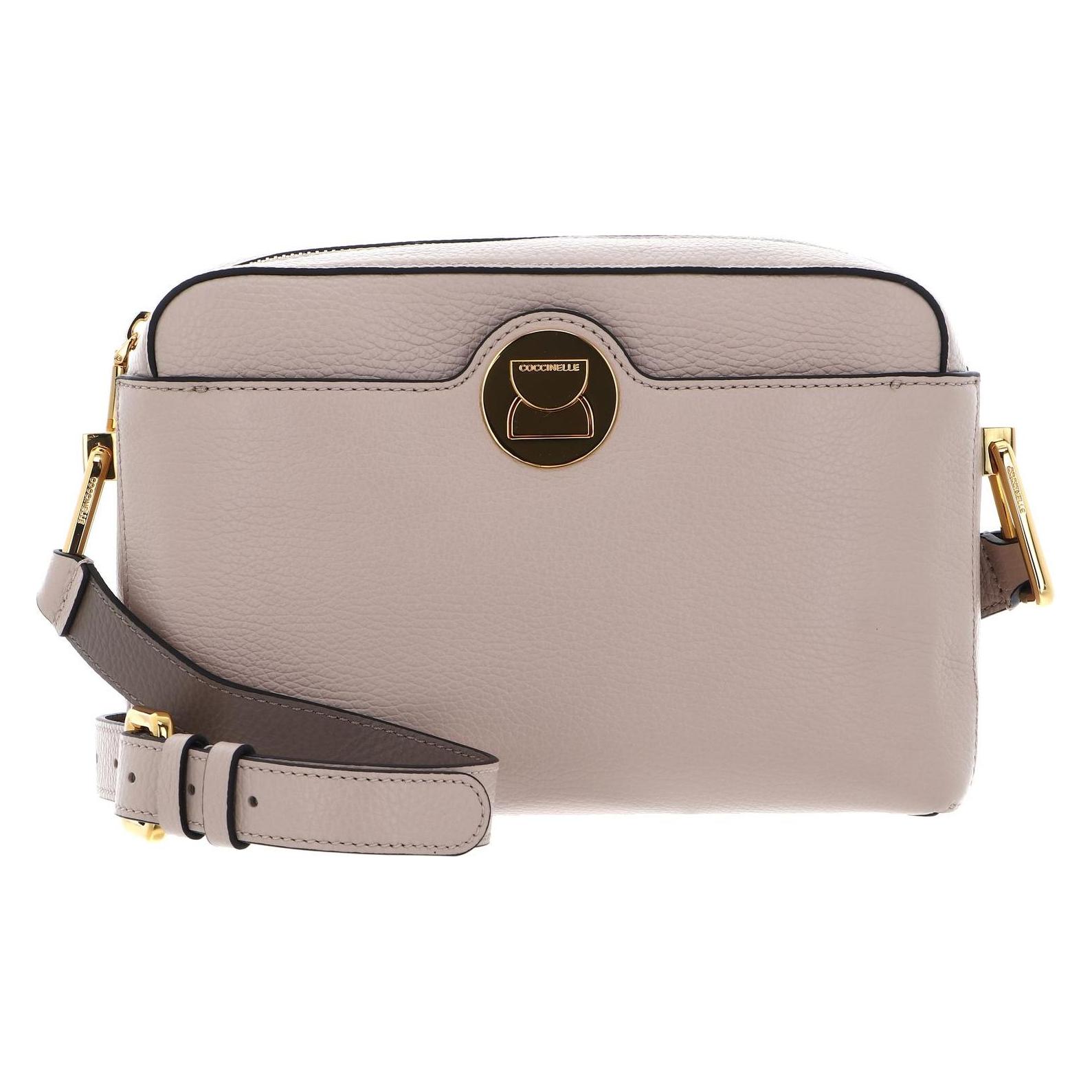 Coccinelle, Damen, Handtasche, Liya Handbag Grained Leather, Beige