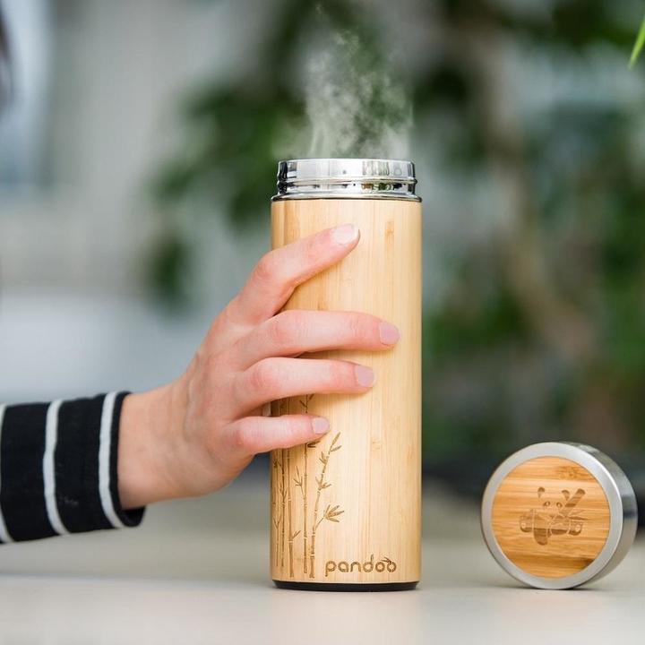 Actual product image Pandoo Bamboo thermal mug 480 (0.48 l)