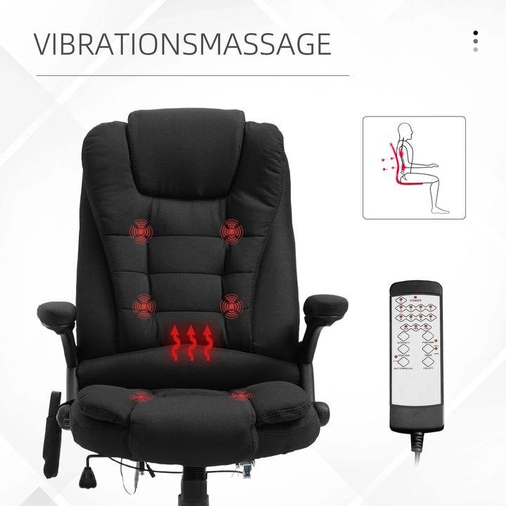 Immagine prodotto Vinsetto Sedia da ufficio con funzione massaggio e calore