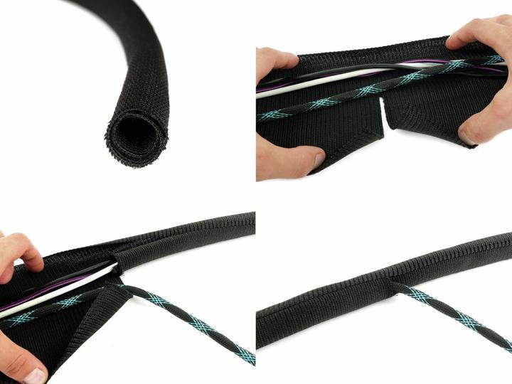 Actual product image Label-the-cable Cable organiser white 1 piece (LTC 5120) (Cable conduit, 200 cm)