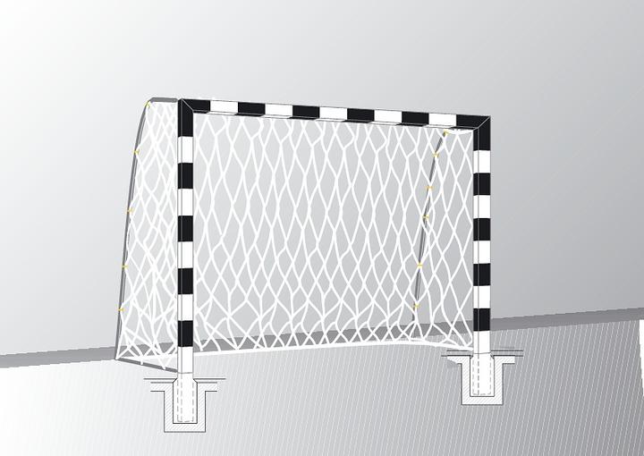 Immagine prodotto Sport-Thieme Porta da pallamano da interno 3x2 m, in piedi in prese a terra