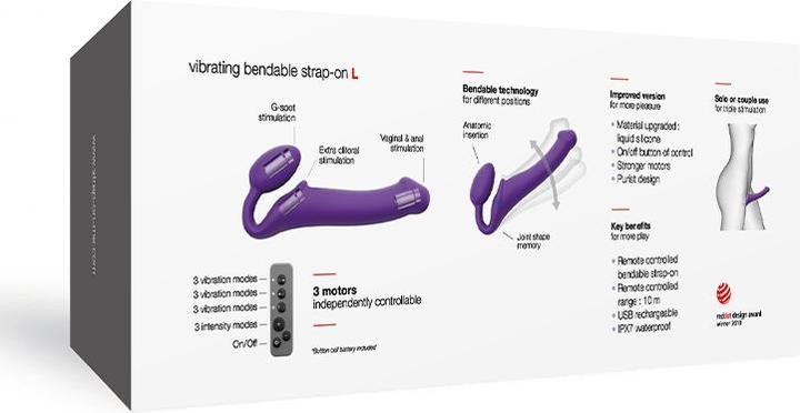 Actual product image Strap-on-me Vibrating Bendable