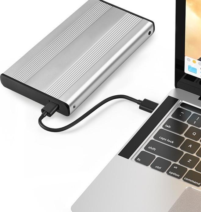 Actual product image Qoltec Hard drive enclosure HDD SSD 2.5 inch SATA3, USB3.0 (2.5")