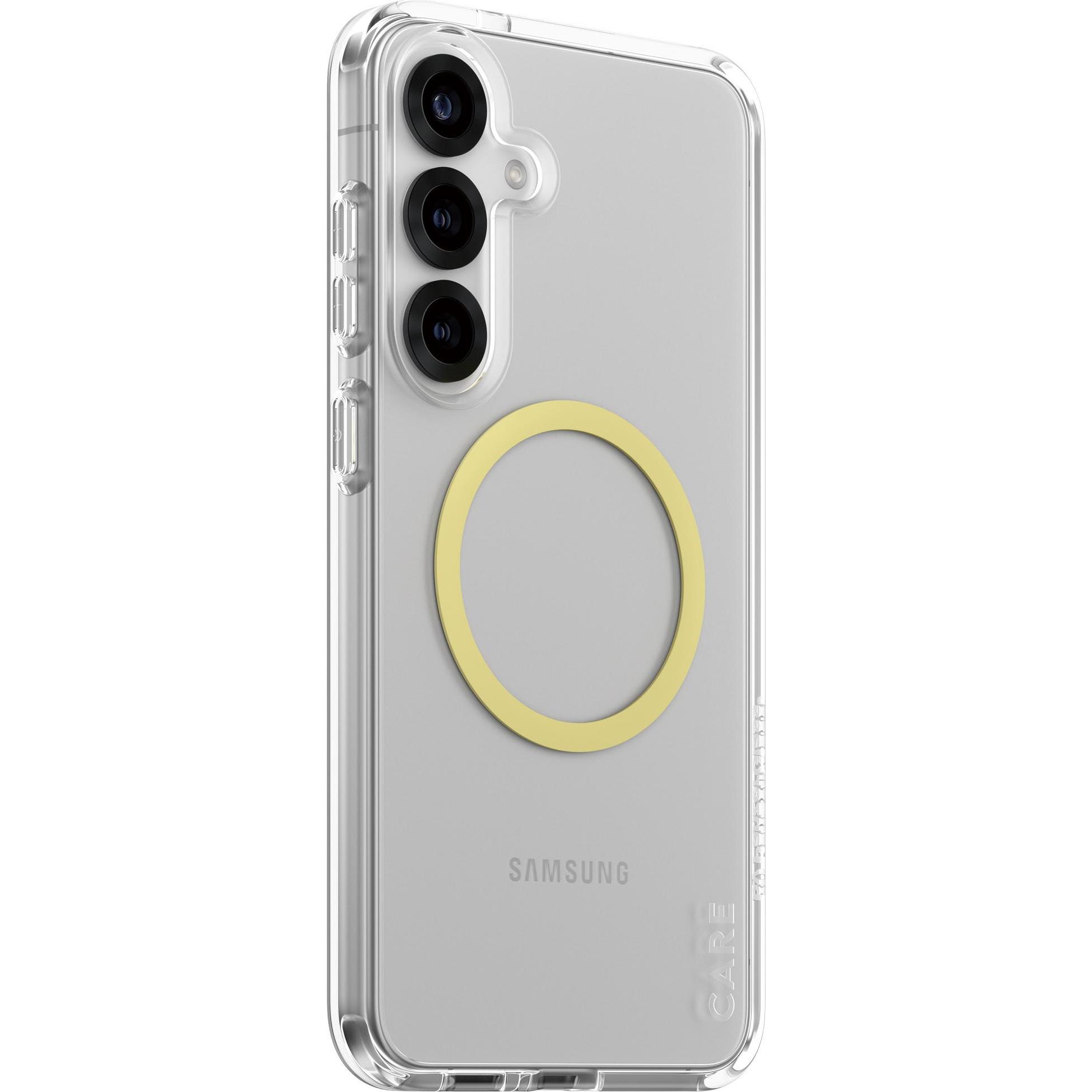 Thumbnail - PanzerGlass CARE by Flagship Case Transparent Urban Combat m. Chardonnay Qi Compatible Samsung Gal (Samsung Galaxy S25+...