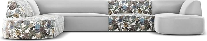 Garden Light Blue Pattern, Light grey