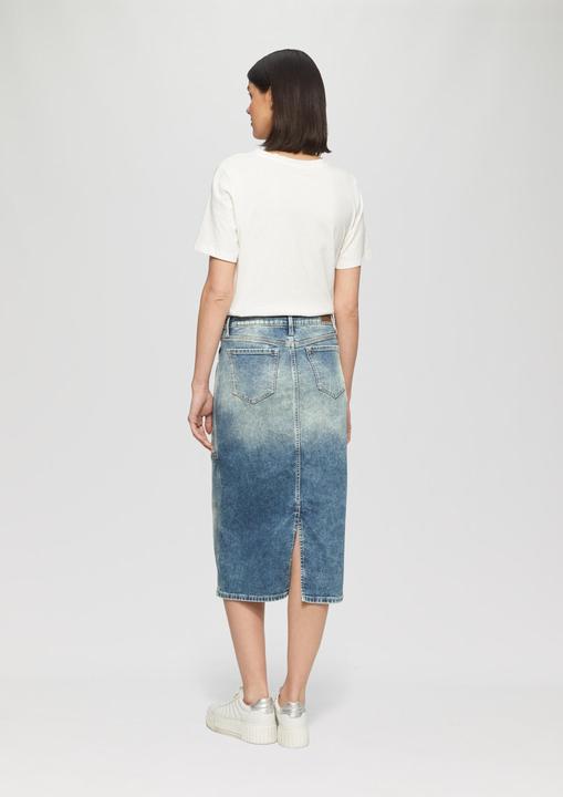 Produktbild s.Oliver Rock Midi-Jeansrock mit Schlitz (36)