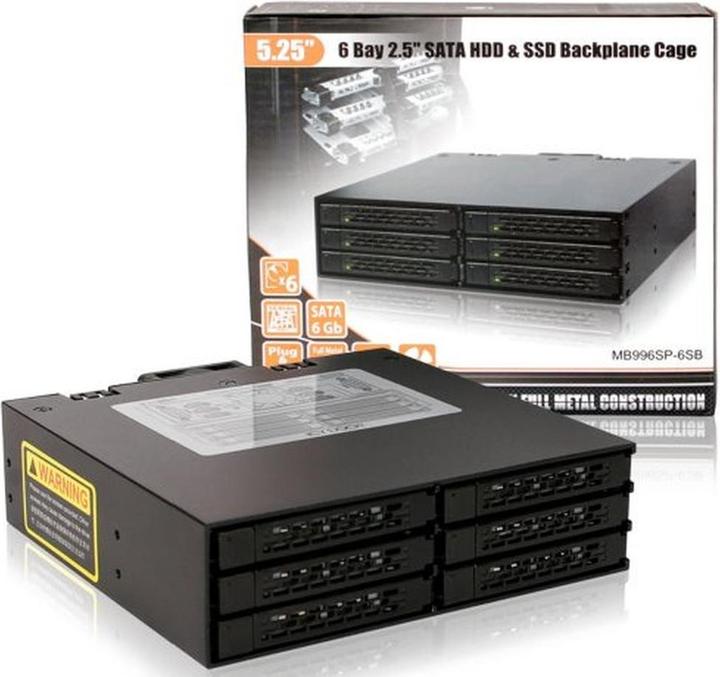 Image du produit Icy Dock Mb996sp-6sb (2.5")