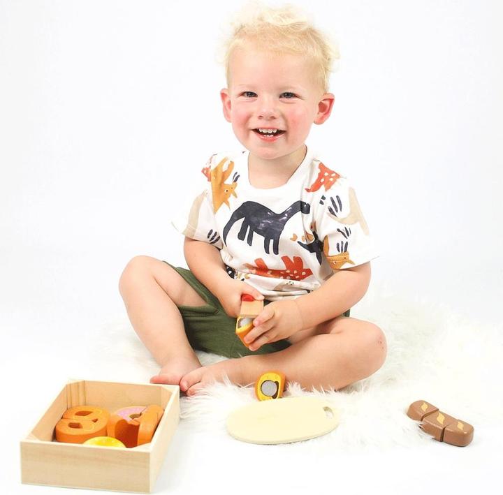 Produktbild Bigjigs Holzkiste mit geschnittenem Brot