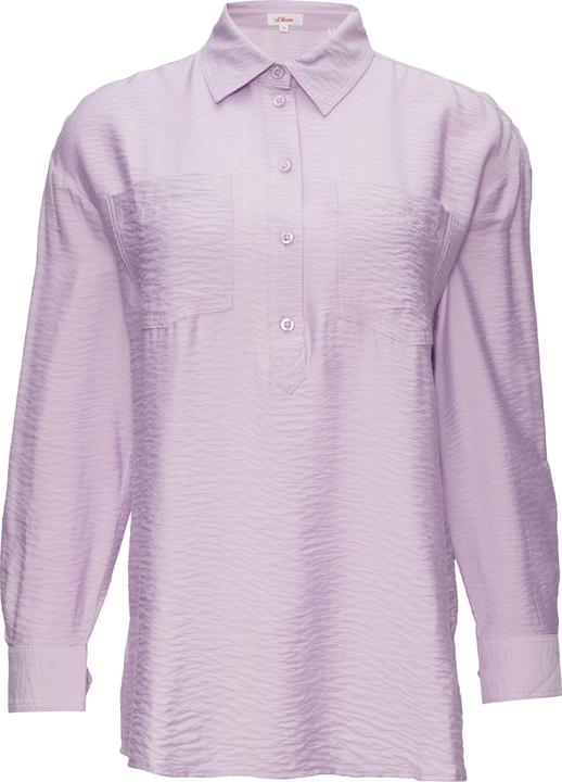 Actual product image S.Oliver Bluse Hemdkragenbluse aus Viskosemix (36)