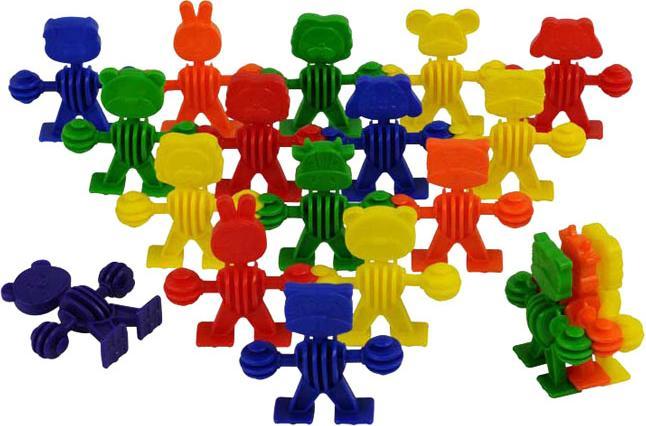 Produktbild Farbige Bautiere - 96 Stk.