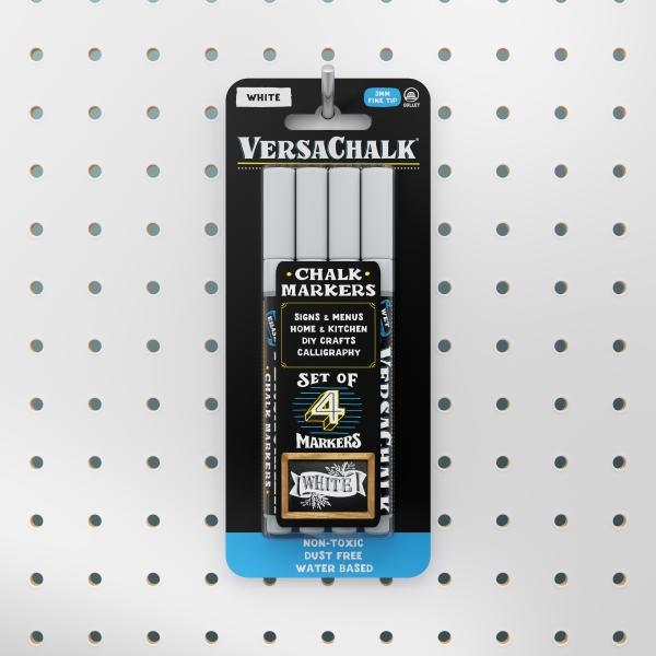 Image du produit VersaChalk - Marqueur blanc pour craie liquide, set de 4 pointes 3mm (4x)