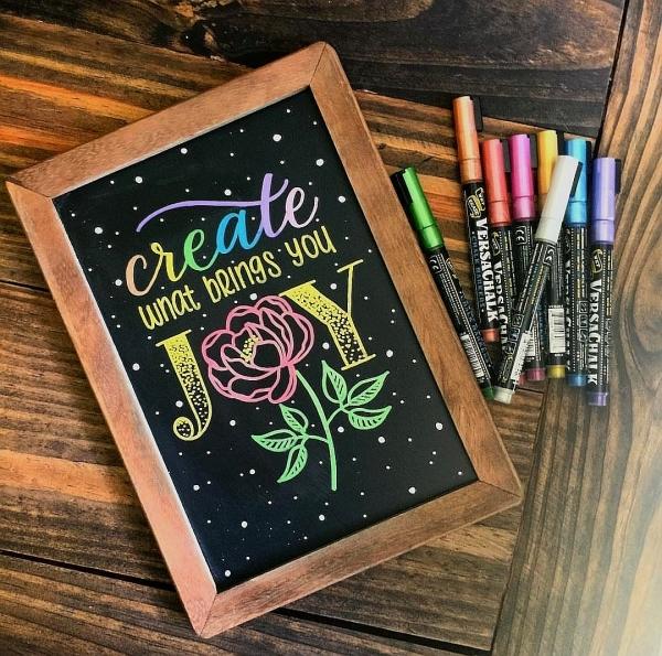 Actual product image VersaChalk - Metallic liquid chalk marker set of 8 with 5mm tip (8x)