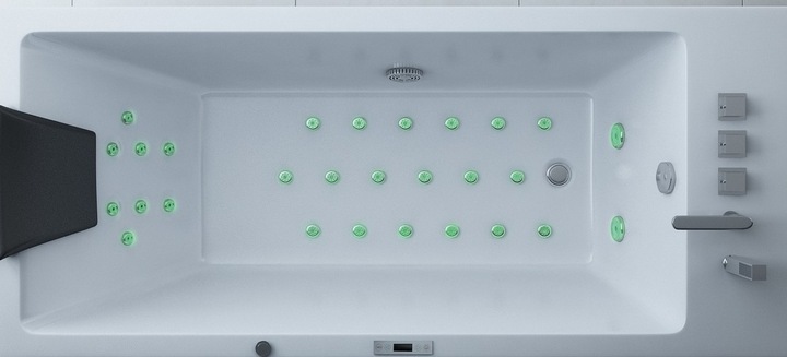 Actual product image Jet-Line Whirlpool VILLA ANTONELLI 1800x800 (180 cm)
