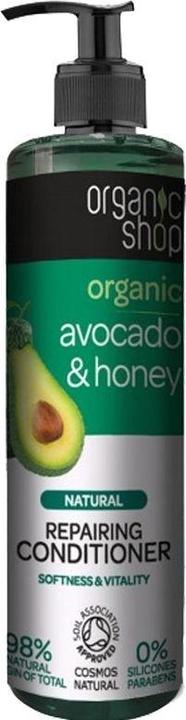 Organic Shop Balsamo riparatore naturale al miele d'avocado 280ml Balsamo riparatore naturale (280 ml)