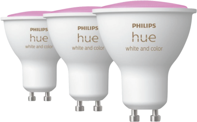 Actual product image Philips Hue White & Color Ambiance BT (GU10, 5.70 W, 230 lm, 3 x, G)