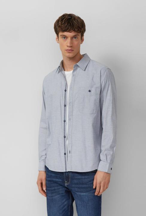 Immagine prodotto s.Oliver Hemd Regular Fit: Strukturiertes Hemd mit Brusttasche (M)