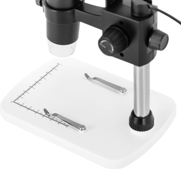 Produktbild Steinberg Systems Digitales Mikroskop 20 - 300 x 8 LED-Ringlicht USB-Mikroskop Auflichtmikroskop