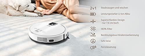 Image du produit ETA Robotic vacuum cleaner ETA122790000 Zero 2-in-1, with wet cleaning function