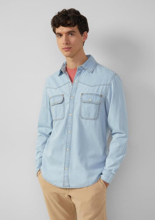 Immagine prodotto S.Oliver Hemd Regular Fit: Denim-Hemd im Western-Stil (XXL)