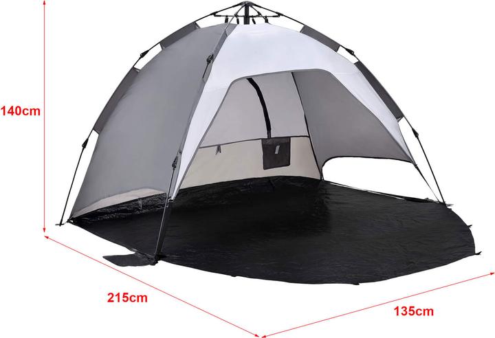 Actual product image Pro-Tec Mullsjö (beach tent, 3.85 kg, 2 persons)