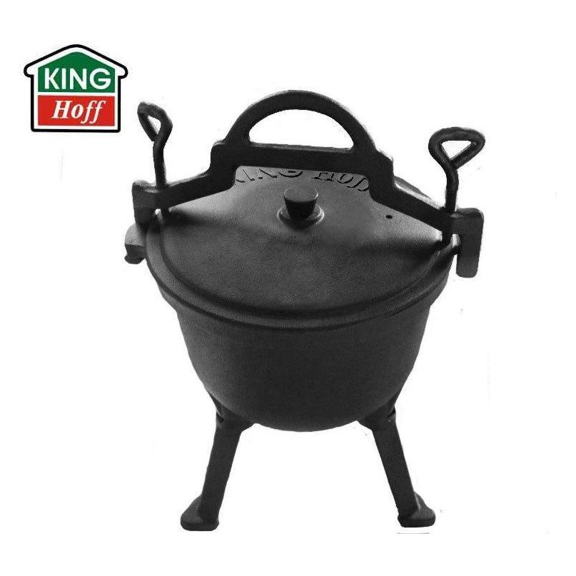 Kinghoff, Grillware, Gietijzeren Boiler 4L Kh-2231