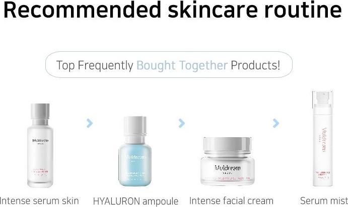 Produktbild Muldream Vegan Green Mild Hyaluron Ampoule (55 ml)