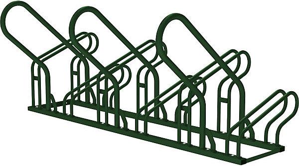Actual product image SPL OPTIMUM theft protection, for bicycle racks, moss green.