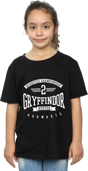 Actual product image Girls Gryffindor Keeper Cotton T-Shirt (116)