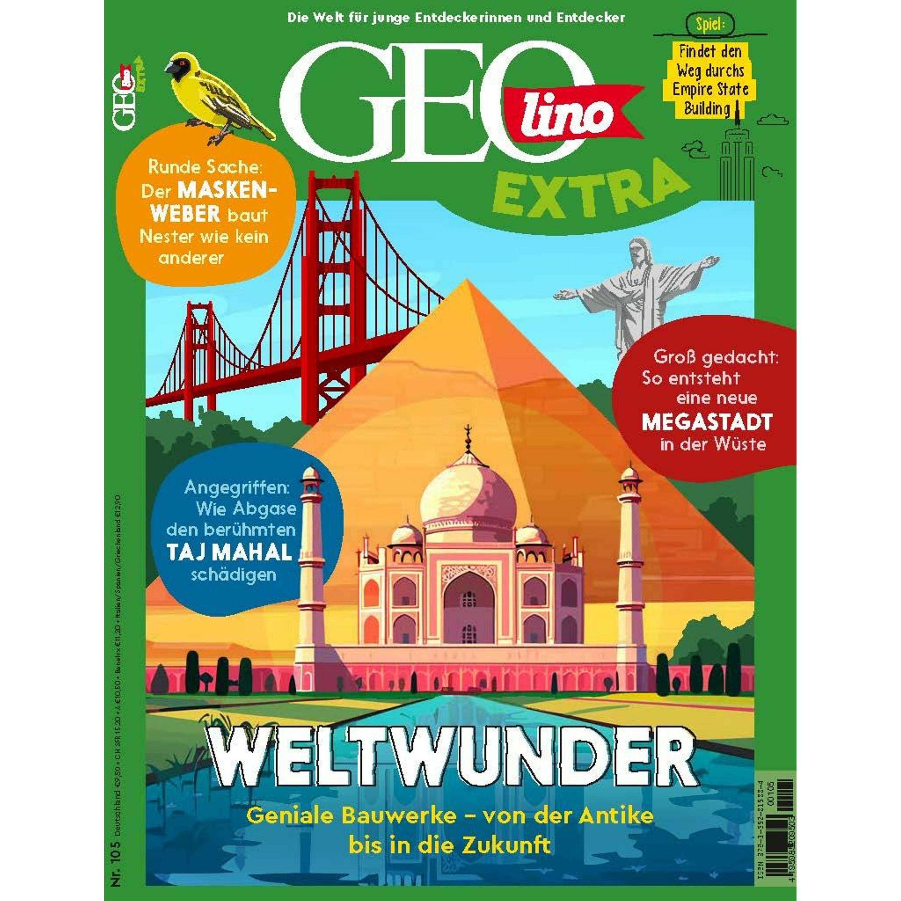GEOlino extra 105/2024 - Weltwunder, Kinderbücher von Juliane van Treeck