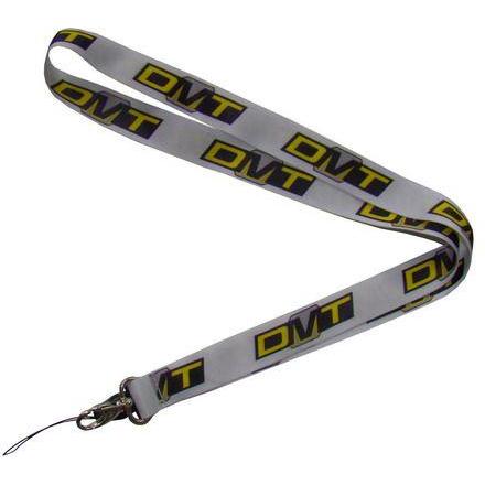 DMT, Schlüsselanhänger, White strap with logo, Weiss