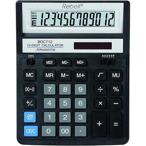 Rebell, Taschenrechner, Calculator desktop BDC712BK