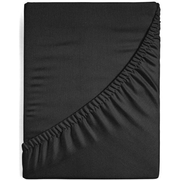 Thumbnail - Eurofirany, Fixleintuch, DESIGN 91 Cotton sheet with rubber JERSEY, 140X200 + 30CM, 125 g / m2, color: black (140 x 200 ...