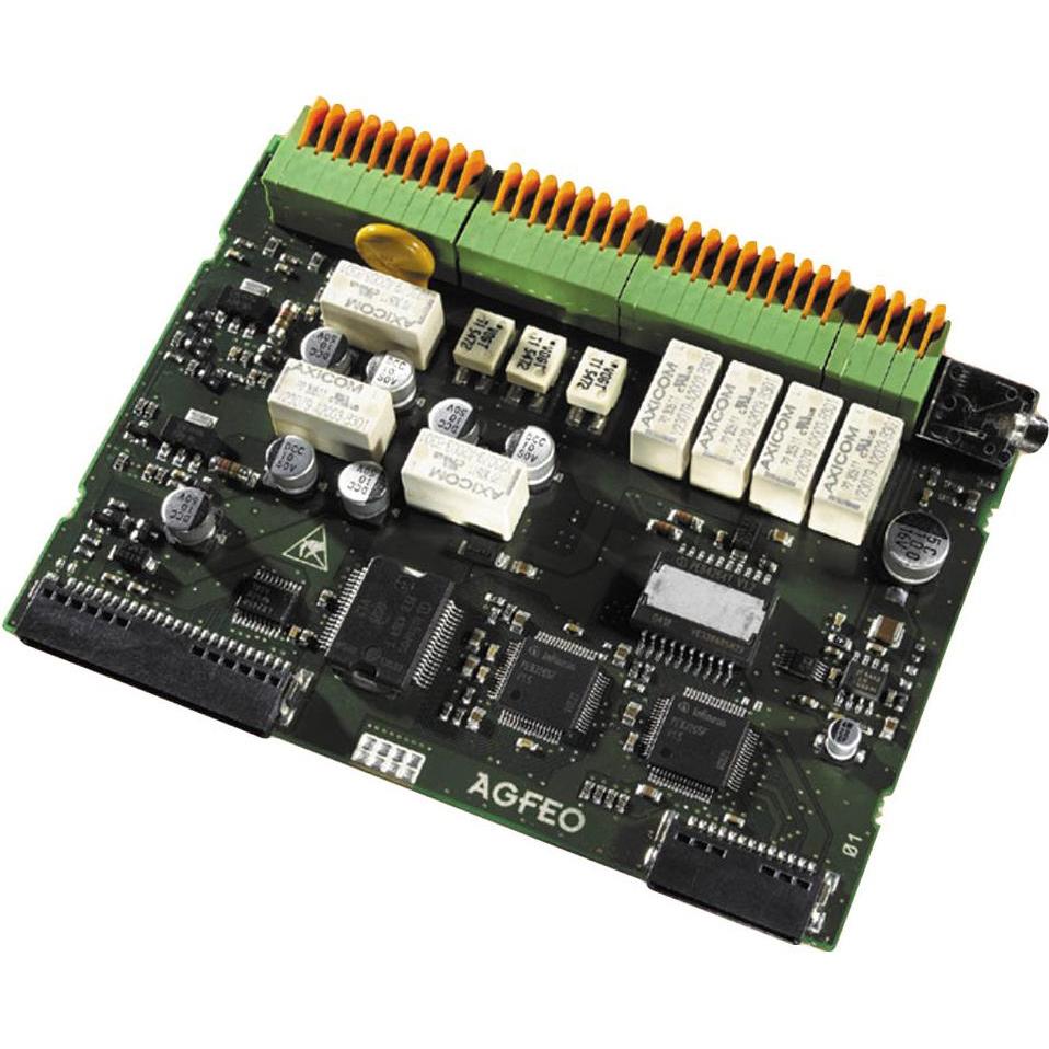 Agfeo K-Modul 544 4 Alarmeingaenge 3 a/b Ports davon jeweils einer als 2-Draht oder 4-Draht FTZ TFE MoH..., Telefon Zube...