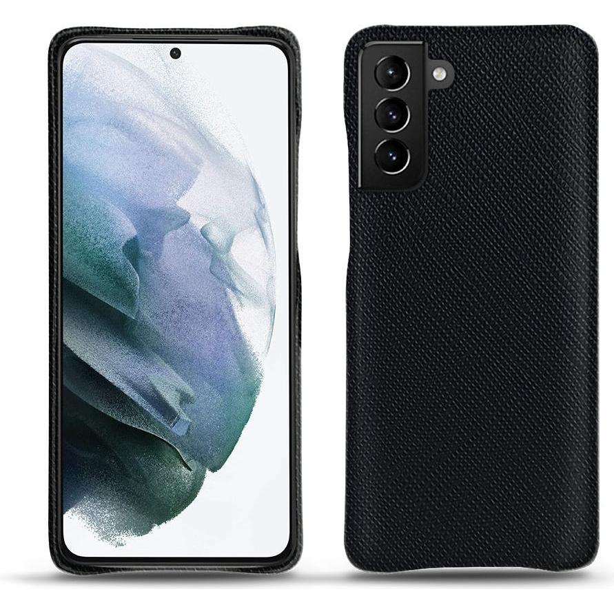 Noreve Lederschutzhülle (Samsung Galaxy S21+), Smartphone Hülle, Schwarz