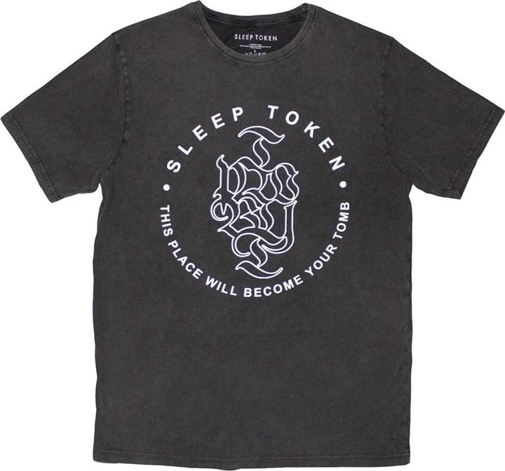Produktbild Sleep Token Tomb Text Ring Stone Wash (S)
