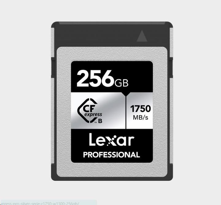 Actual product image Lexar Professional Silver Series (256 GB, CFexpress type B)