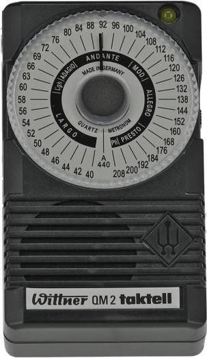 Produktbild Wittner Metronom QM 2 Taktell Schwarz inklusive Ohrhörer