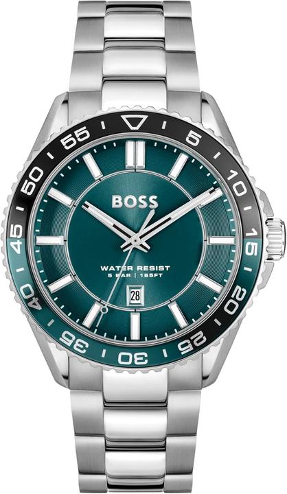 Immagine prodotto BOSS Orologio da polso classico con calendario e quadrante verde scuro