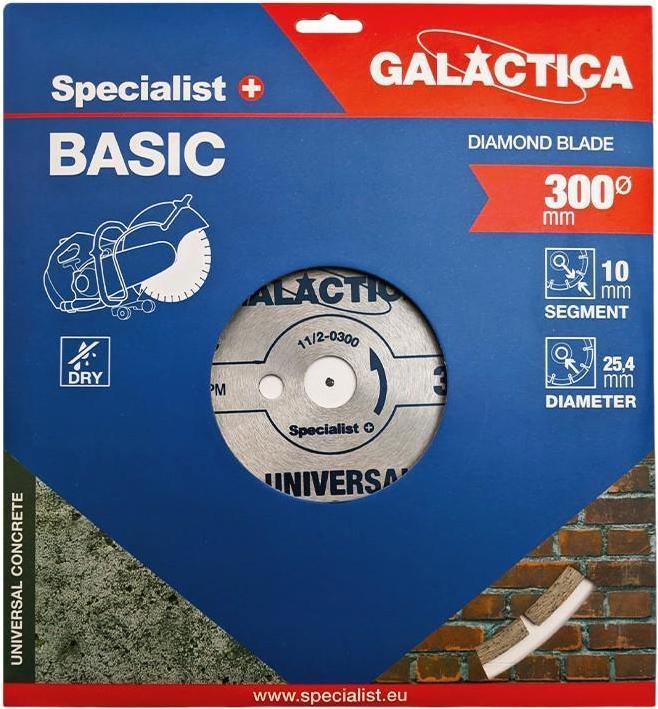 Actual product image Deim. diskas GALACTICA 300x10x25,4MM