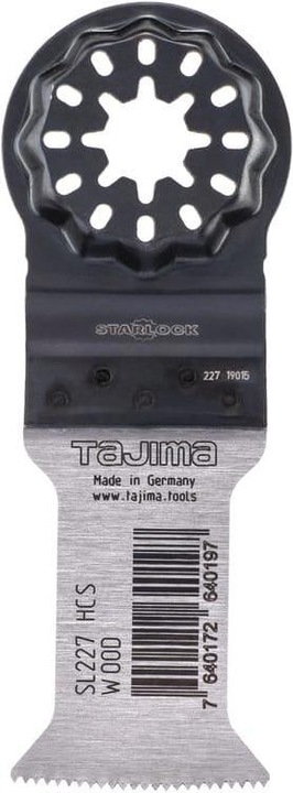 Actual product image Tajima Blade universal for multifunction tool HCS 50x35mm, curved, for wood, Starlock fastening
