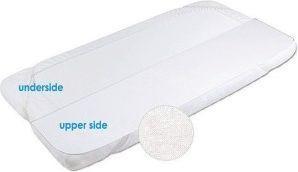 Baby Matex Safe Terry permeable underlay 60X120 cm, white (MT0171) (60 x 120 cm)