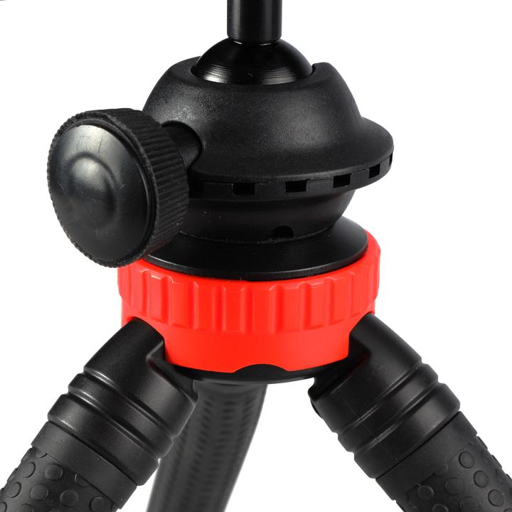 Actual product image Studioking Flexible table tripod FTR-18 with smartphone adapter