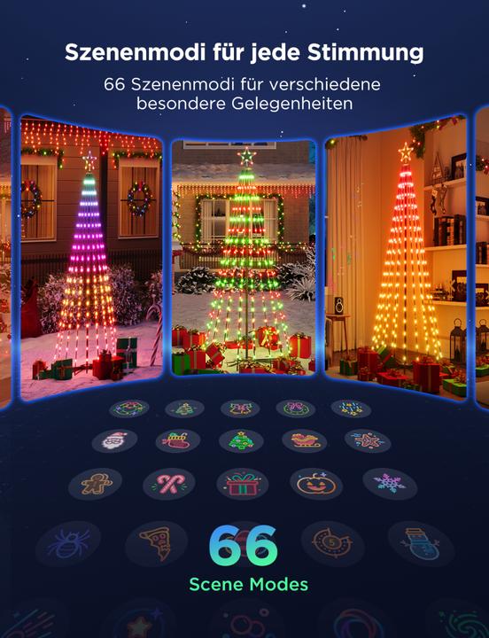 Actual product image Govee Cone Tree Lights